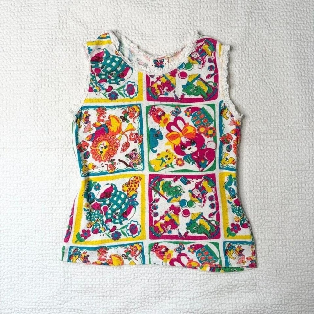 Vana Vana J-Fashion Graphic Pointelle Tank